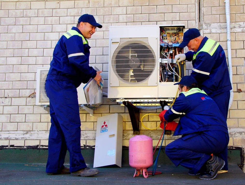 new construction HVAC installation